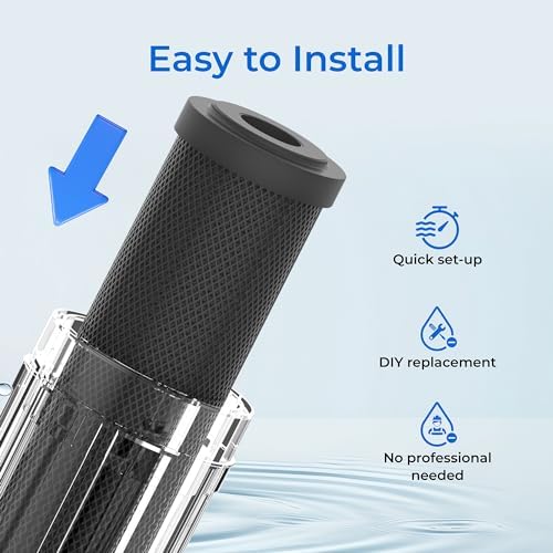Waterdrop Whole House CTO Carbon Filter for DuPont® WFPFC8002, 1 Micron - Image 6