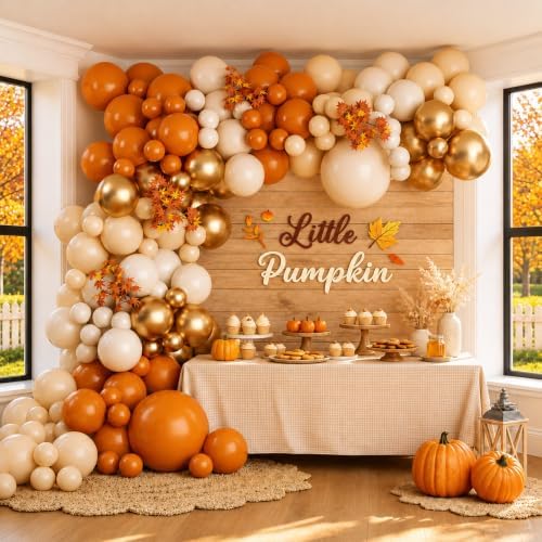 Fall Balloon Arch Kit for Autumn Thanksgiving Party Decorations Nude by Unknown