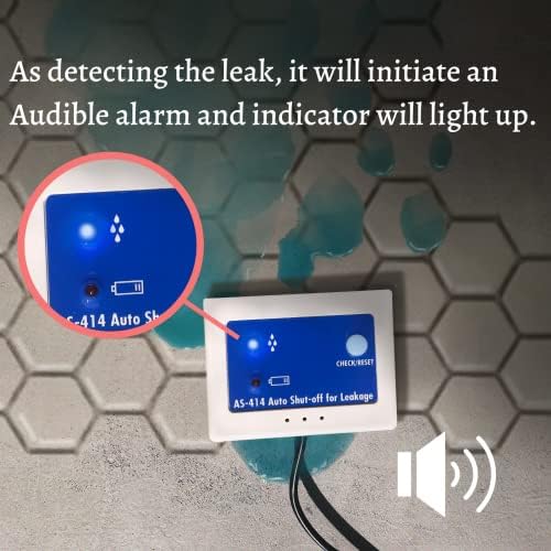 Water Leak Detector with Auto Shut Off Valve for Sink Laundry Basement - Image 4