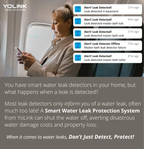 YoLink Smart Water Leak Detection & Shutoff Kit - Image 7