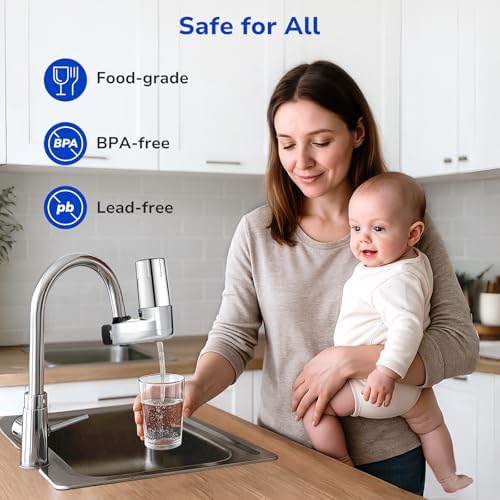 Fil-Fresh 2-Pack Faucet Filter Replacement for Brita® Faucet Filtration System, NSF Certified to Reduce Chlorine, BPA-Free, Lasts 4-Months or 100 Gallons, Chrome - Image 2