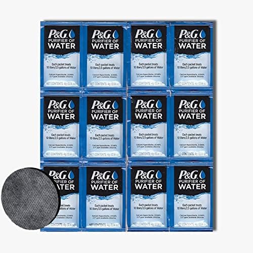 PURIBAG Refill Kit - Replacement Carbon Filter & 12x Water Purifier Packets by Puribag