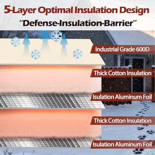 SUNICO Sprinkler Covers for Outside Valve-5°F,Winter Insulate,24x26in,Beige - Image 4