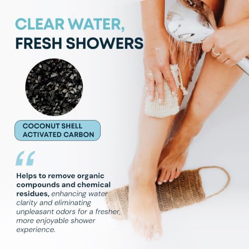 AquaHomeGroup Shower Head Filter, 5-Stage, Resin, Carbon, KDF - Image 3