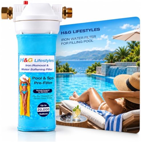 H&G lifestyles Hose Filter for Filling Pool,Iron Filter for Garden Hose by HGLifestyles