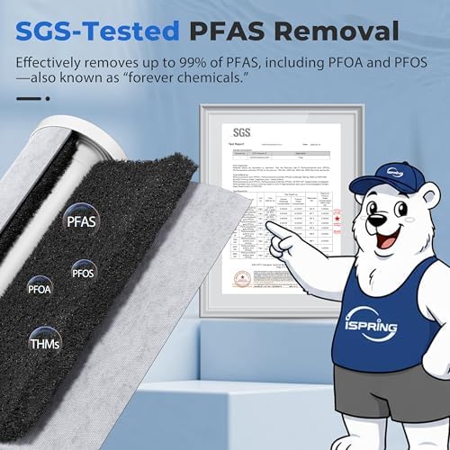 iSpring Ultimate PFAS Whole House Water Filter w/Jumbo Sediment Filter - Image 2