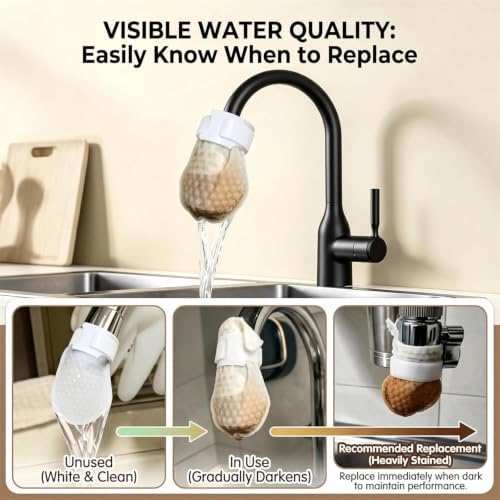 50pcs Universal Faucet Filter Bags, Non-Woven Splash-Proof Sleeves for Kitchen and Bathroom Sinks, Removing Limescale and Sand, Fits Taps with Diameter Within 2.5 cm - Image 3