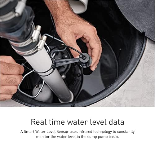 Moen Moen Smart Sump Pump Monitor, Wi-Fi Connectable Water Alarm Sensor for Basement Sump Pump, S2000ESUSA - Image 3