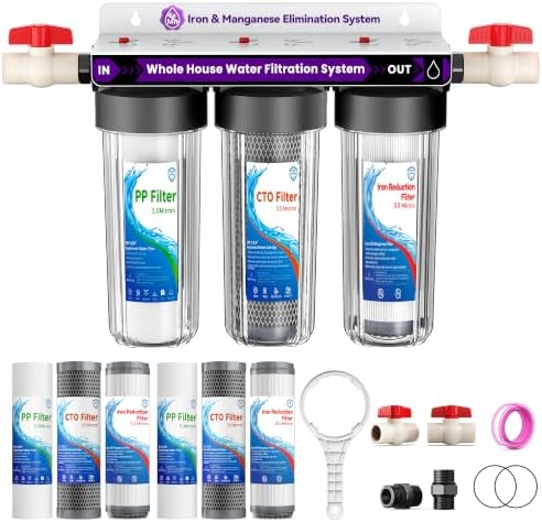 Whole House Water Filter System, 3-Stage Iron & Manganese Removal by xinshuo