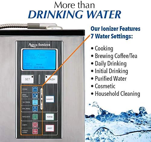 Aqua Ionizer Deluxe 9.0 Aqua-Ionizer Pro Alkaline Water Ionizer Machine - Image 2