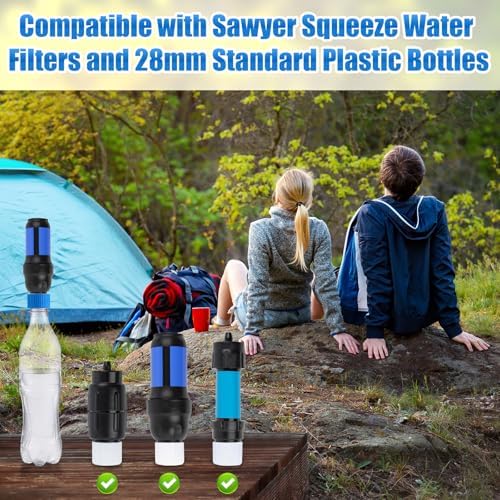 2 Pcs Water Filter Coupling Kit, Compatible with Sawyer Squeeze Filter - Image 2