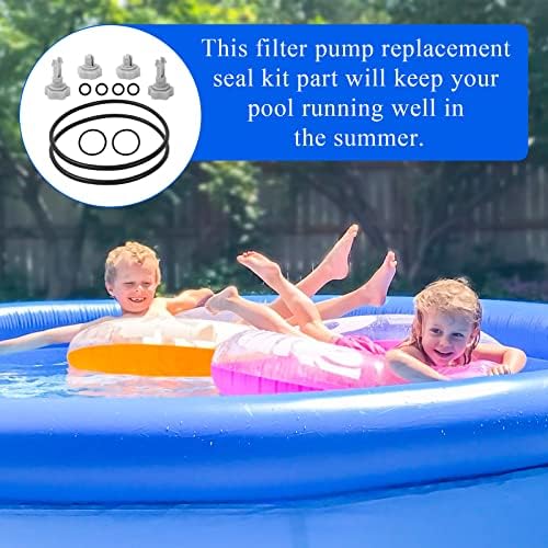 25004/2,500 Gallon Filter Pump Replacement Seals Kit Pack for Intex Pool Filter Pump (Includes 5 Combined Parts - Image 7