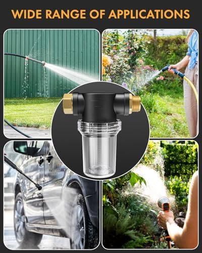 Twinkle Star Garden Hose Filter, Inline Water Hose Filter Attachment (Pack of 3) - Image 4