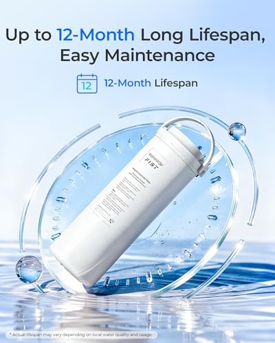 Waterdrop WD-D6RF Filter, Replacement for WD-D6-B Tankless Reverse Osmosis System, 1-Year Lifetime, Reduce PFAS - Image 3