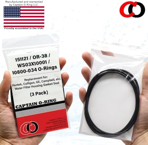 Captain O-Ring - Replacement 151121 / OR-38 / WS03X10001 / 10800-034 O-Rings for Pentek, Culligan, GE, Campbell, etc Water Filter Housing Gasket Seal (3 Pack) - Image 7