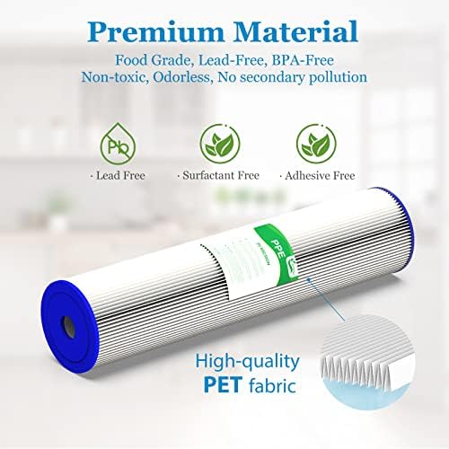 20 Micron 20-Inch Whole House Water Filter Cartridge, 6 Pack - Image 4