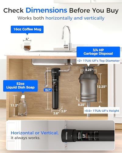 Waterdrop 17UA-UF 0.01 μm Ultra Filtration Under Sink Water Filter System - Image 5