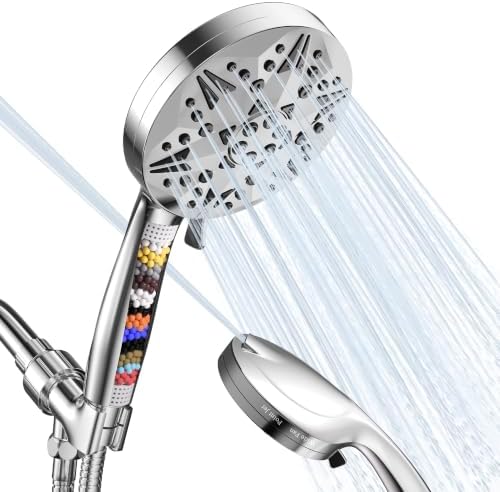 Clarston Filtered Shower Head With Handheld High Pressure 9 Spray Modes by Clarston