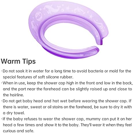 Kair Bath Visor for Babies, Silicone Air Cushioned Shower Cap for kids, Shower Water Guard for 1-9 Years Children bath and Toddler Bath (Head Circumference Greater Than 15 Inches) - Image 5
