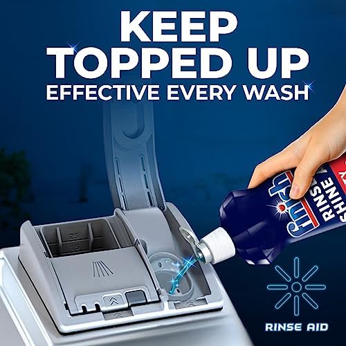 Finish | Finish Dishwasher Rinse & Shine Aid | Lemon| 400ml | For Drier Glasses and Spot Prevention - Image 3