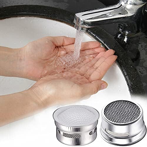 Faucet Aerator 2.2 GPM Plugin Restrictor Replacement Parts For Bathroom or Kitchen Plug-In Aerator (8 Sets With Gasket) - Image 7