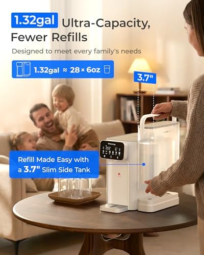 Waterdrop CT01 Countertop Water Filter System, Hot and Cold Water Dispenser - Image 5