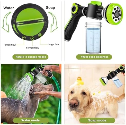 Dog Shower Attachment, All-in-One Pet Bathing Attachment for Shower System - Image 5
