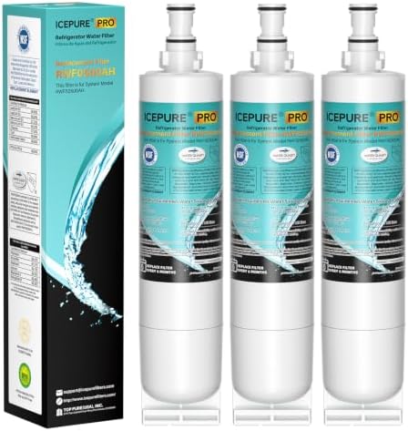 ICEPURE PRO 4396508 NSF401&53 Replacement for Whirlpool 4396510, EDR5RXD1, NLC240V, PNL240V, 4396508p, LC400V, WF-NLC240V, 46-9010, Everydrop Filter 5， Remove PFAS PFOA PFOS, Heavy Metals, 3 PACK by ICEPURE