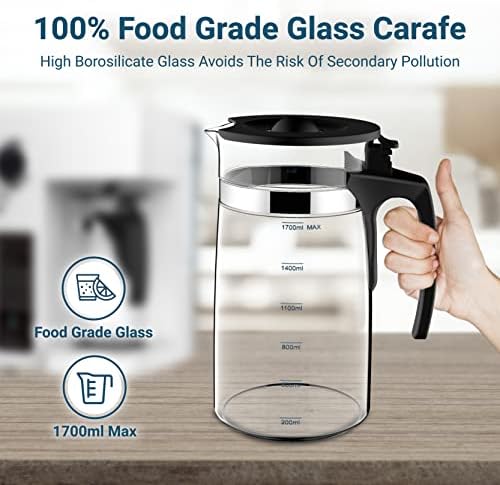 Bluevua RO100ROPOT Reverse Osmosis System Countertop Water Filter, with One Extra ROPOT Replacement Carafe, Bundle - Image 5
