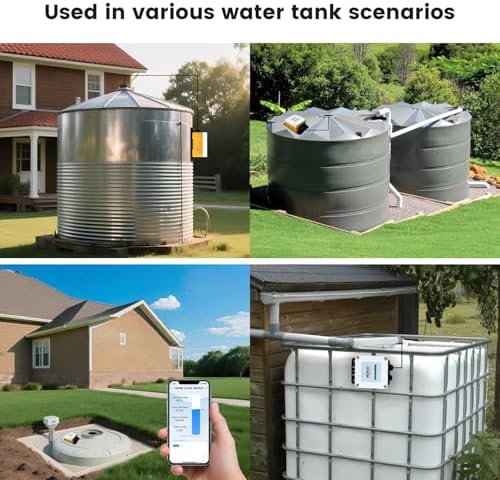 Moray Smart WiFi Water Level Sensor, Zigbee Water Tank Level Monitor, 5m Ultrasonic Liquid Level Sensor, Automatic Alarm Indicator, Tuya Smart Life App, Smart Home Remote, IP67 Waterproof (ME202Z 5m) - Image 4
