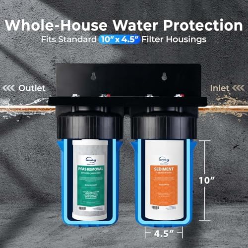 iSpring F2WGB21BPF 2-Stage Whole House Water Filter Set for WGB21B-PF - Image 5