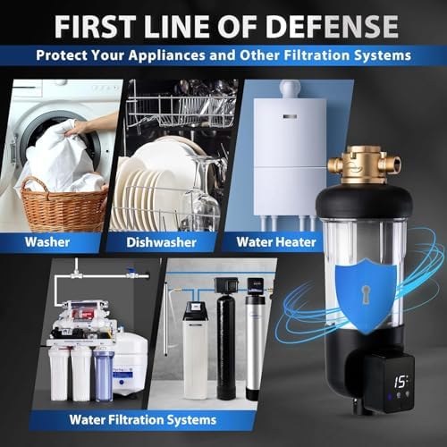 iSpring WSP50ARJ NSF Certified Jumbo Spin Down Sediment Filter, 50 Micron - Image 4