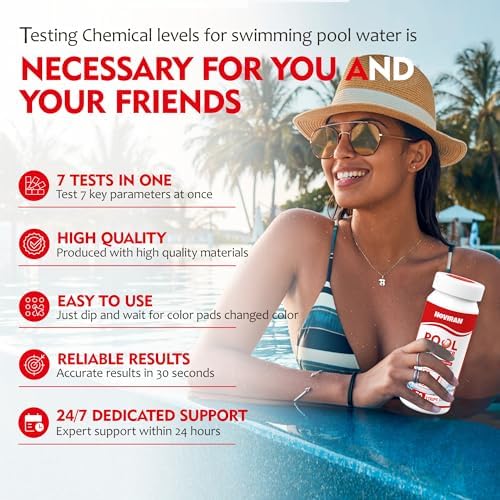 Hot Tub Test Strips, 7 in 1 Pool and Spa Test Strips 50 ct - Image 5