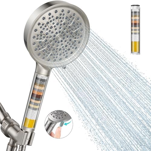 Cobbe Filtered Shower Head with Handheld, Water Softener for Hard Water by Cobbe