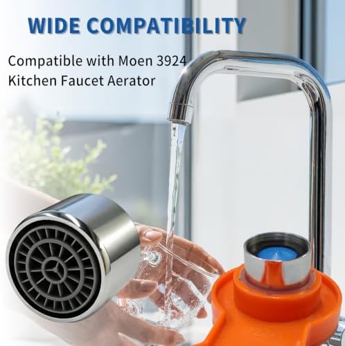 2 Pack Replacement Parts 3924 for Moen 2.2 GPM Female Thread Faucet Aerator - Image 6