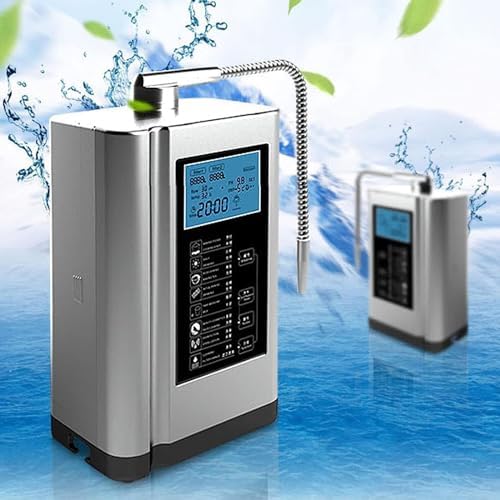 Alkaline Water Ionizer,Water Purifier Machine, Ph 3.5-10.5 Acid Alkaline Water Maker Machine, Up to -500mv Orp (Silver) by Unknown
