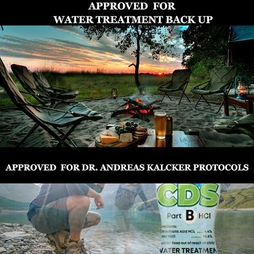 CDS Set, Chlorine Dioxide Water Treatment 4 oz KIT, w | Accu-Drop lids / 4.2 oz of Sodium Solution and 4.2 oz of 4% HCL, Extra Large Bottle KIT (Total 8 oz) by CDS - Image 2