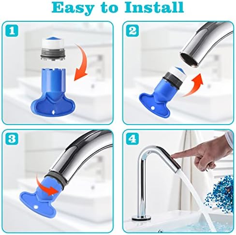 Faucet Aerator M16.5/0.65in Suitable for Internal Thread Faucets, 6PCS Faucet Aerators Replacement for Sink Faucet Flow Restrictor, Kitchen Bathroom Aerators with Removal Wrench Tool - Image 6