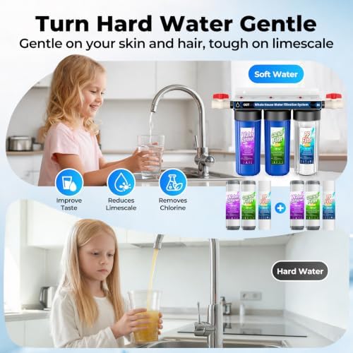 Whole House Water Softener System, 3Stage,0.5Micron, 2Year Filter Supply - Image 4