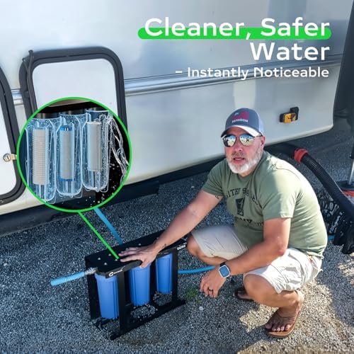 3-Stage RV Water Filter Fit for Clearsource Ultra Three Canister System Includes 5-Micron Sediment Filter, 0.5-Micron Coconut Carbon Block, Final Guard Stage, Improves Taste & Odor - Image 5