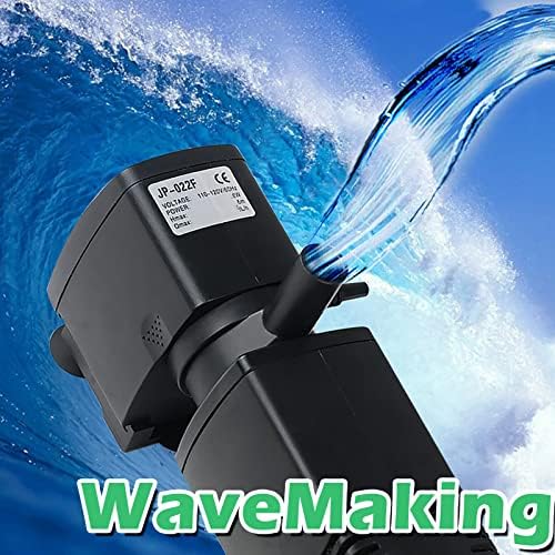Fish Tank Filter for 15-40 Gallon Tank Crystal Clear Powerful Internal Aquarium Filters Submersible Pump& Filter System Turtle Tank Accessories - Image 5