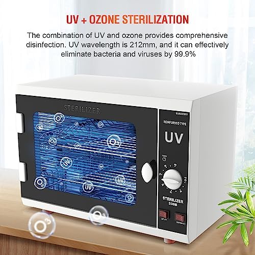 UV Sanitizer Cabinet. Dual Lamp UV Light Sanitizer Box with Timer Setting, Suitable for Cleaning of Various Items - Image 3