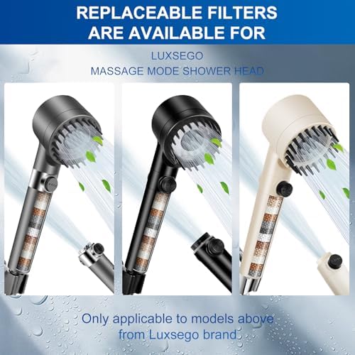 Shower Head Filters for High Pressure Shower Head, 6 PCS PP-Cotton Filter Cartridge for Hard Water Soften Hard Water, Handheld Shower Head Replacement Filters - Image 3