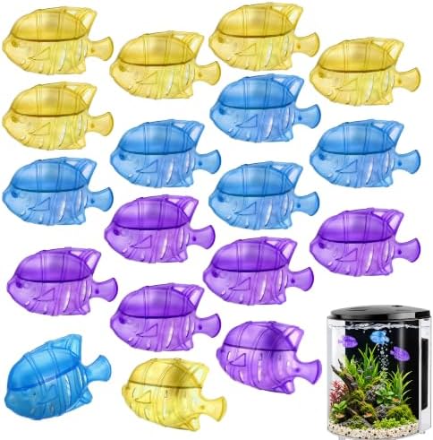 18 Pcs Humidifier Fish, Humidifier Cleaning Fish, Purifie Water, 3 Colors by Unknown
