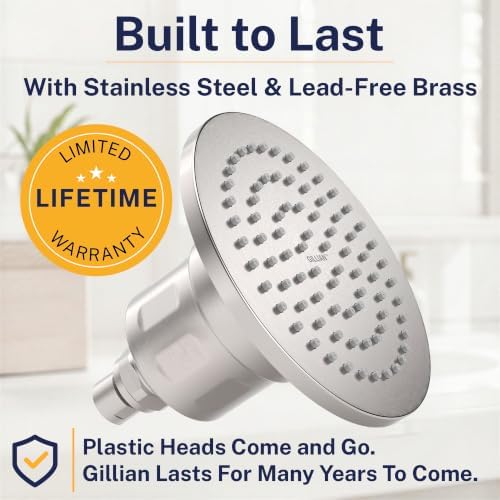HammerHead Metal Filtered Shower Head High Pressure Removes Chlorine - Image 2
