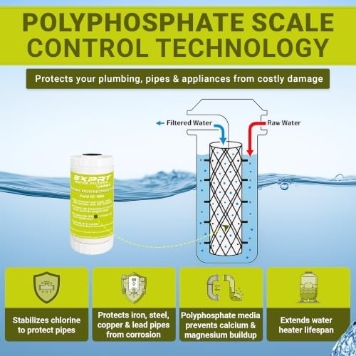 Whole House Water Filter 10" x 4.5" Polyphosphate Descaler EZ-2600 - Image 4
