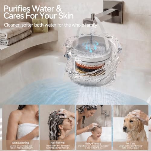 JDO Bath Filter for Tub Faucet - Upgraded 3000 Gallon Bathtub Water Filter - Image 4