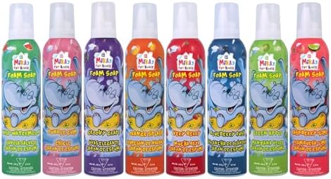 FUN HOUSE | KIDS FOAM SOAP | 8.2oz | ASSORTED SCENTS | 8 PACK by MoneysworthBest
