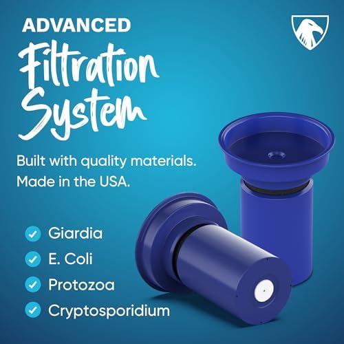 Survivor Filter Americana Ultra Light Water Bottle with Filter, 32 oz - Image 5