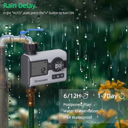 Garden Sprinkler Water Timer Manual Automatic System Irrigation1 Outlet - Image 5